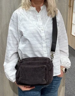 Crossover Fløjl Brun