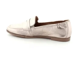 Elina Guld Skind loafer