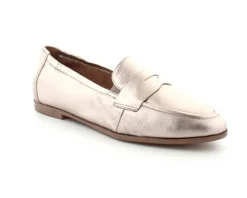 Elina Guld Skind loafer