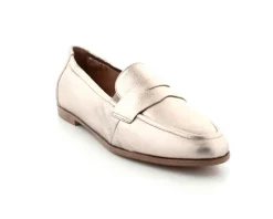 Elina Guld Skind loafer