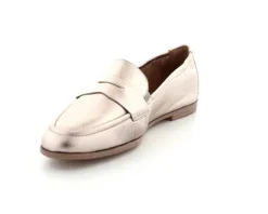Elina Guld Skind loafer