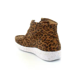 Emma Leopard Snørestøvle