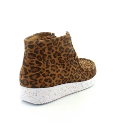 Emma Leopard Snørestøvle