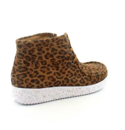 Emma Leopard Snørestøvle