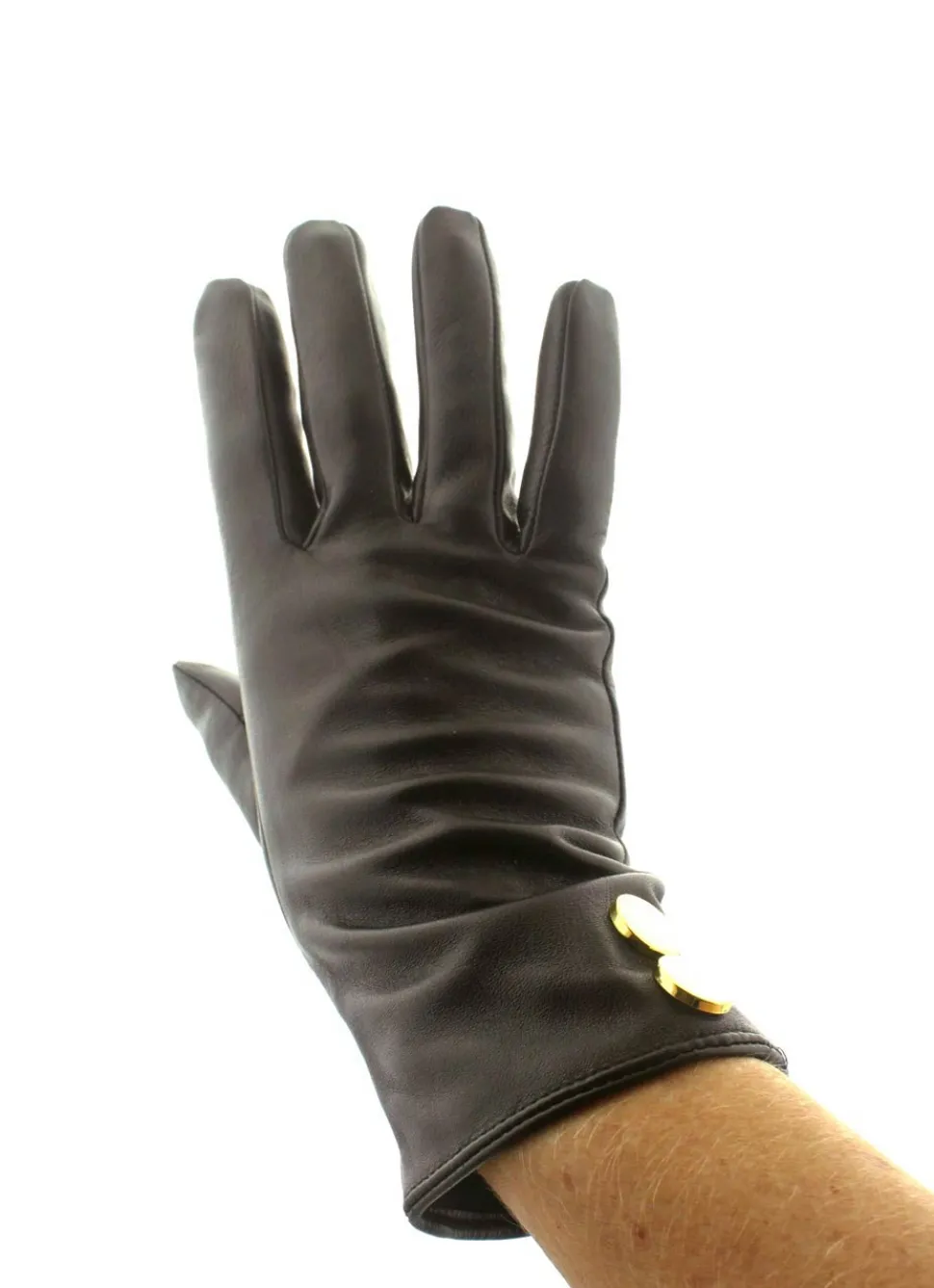 Gloves with buttons