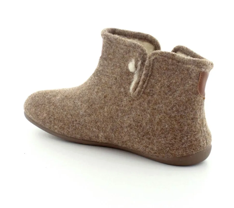 Hjemmesko med uldfoer