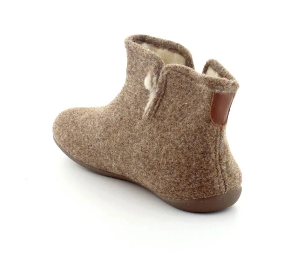 Hjemmesko med uldfoer