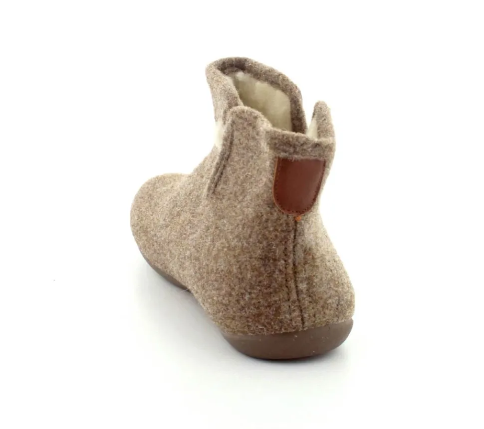 Hjemmesko med uldfoer