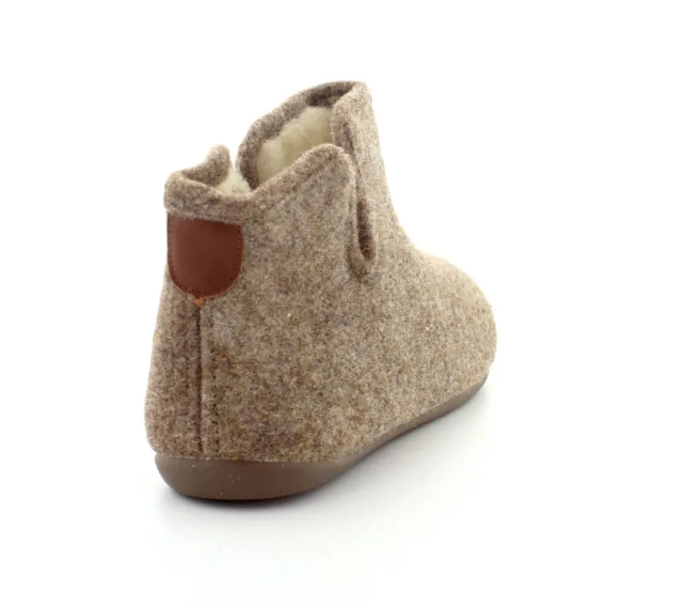 Hjemmesko med uldfoer