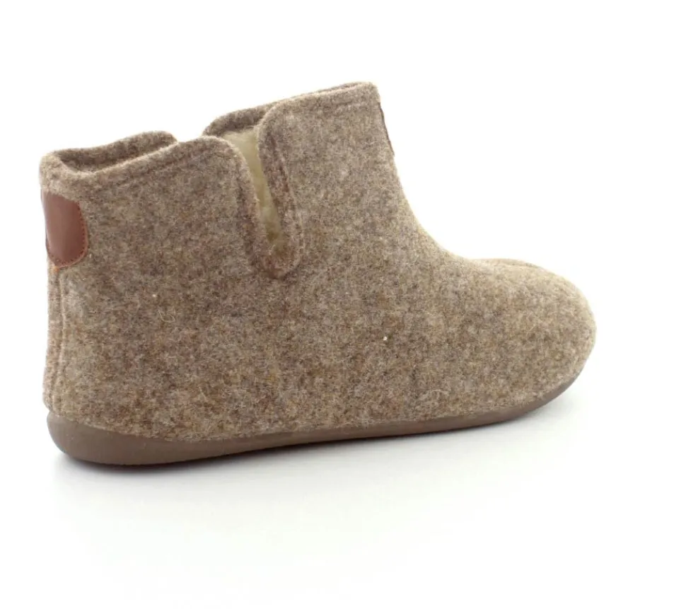 Hjemmesko med uldfoer