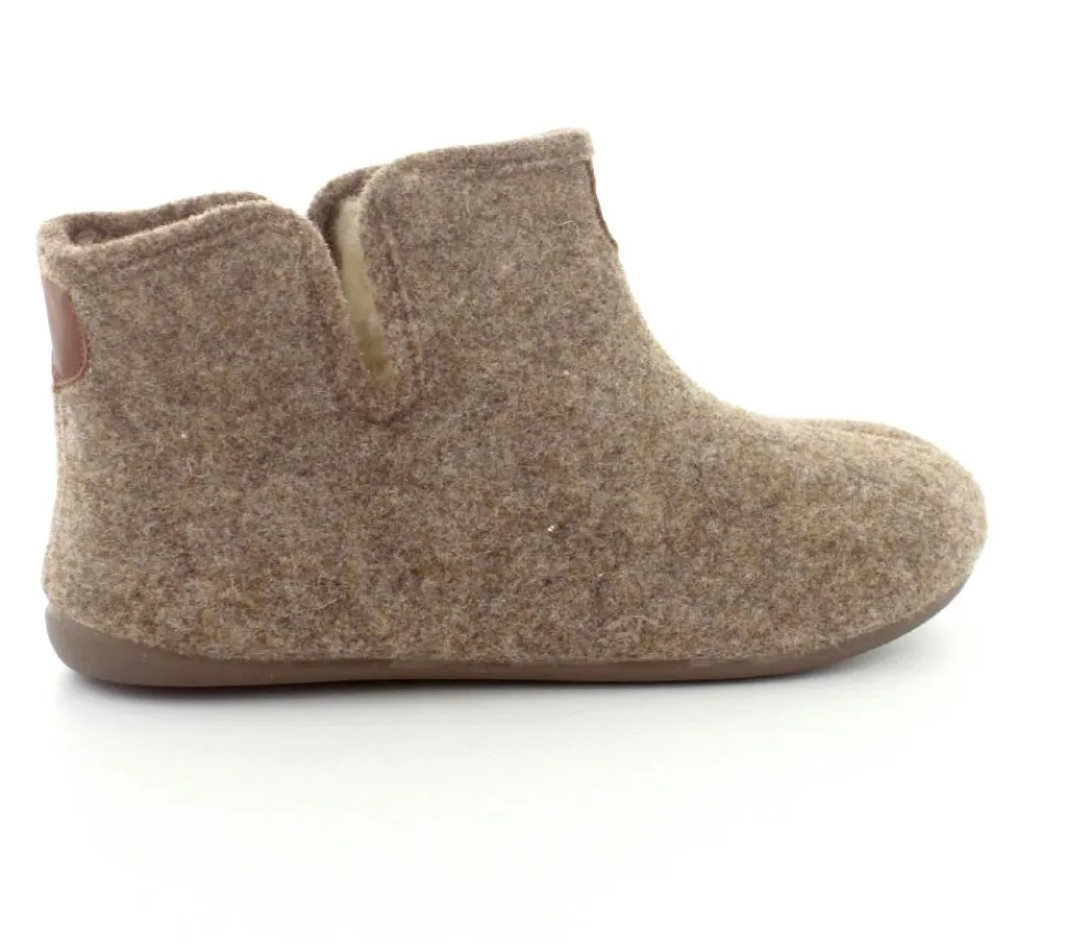 Hjemmesko med uldfoer
