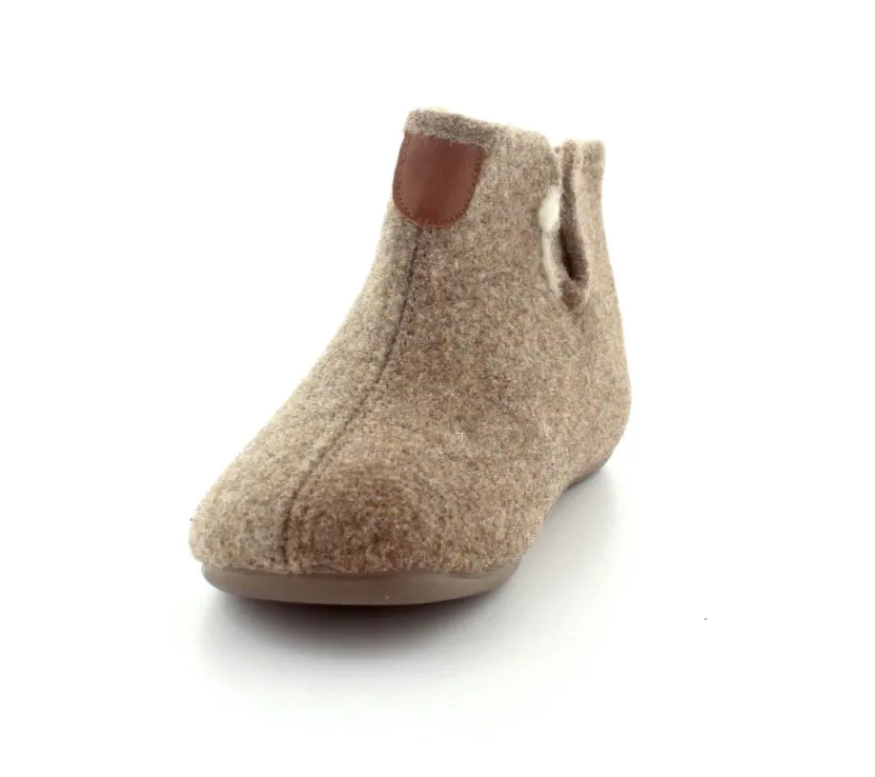 Hjemmesko med uldfoer