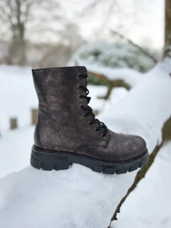 Julianne Snørestøvle Glitter