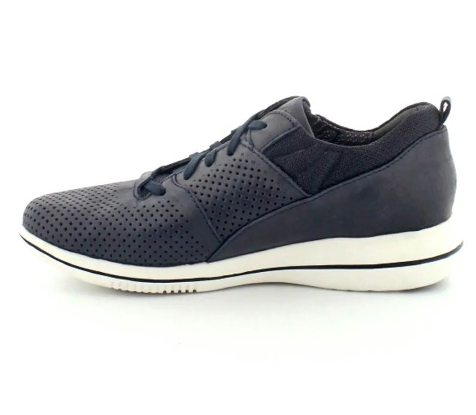 Leaf Lace Marine Blue