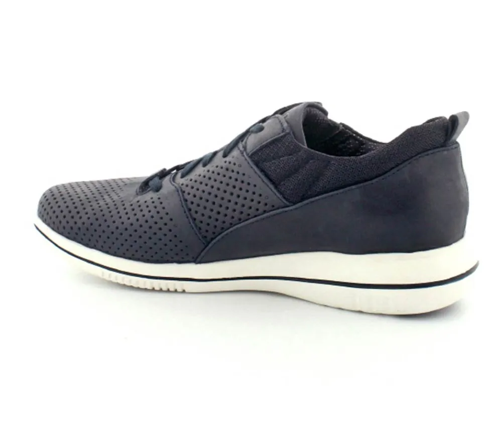 Leaf Lace Marine Blue