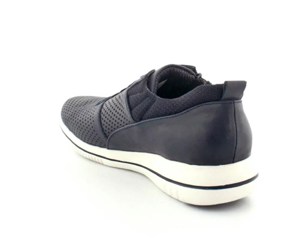 Leaf Lace Marine Blue