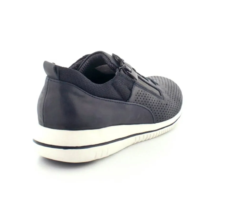 Leaf Lace Marine Blue