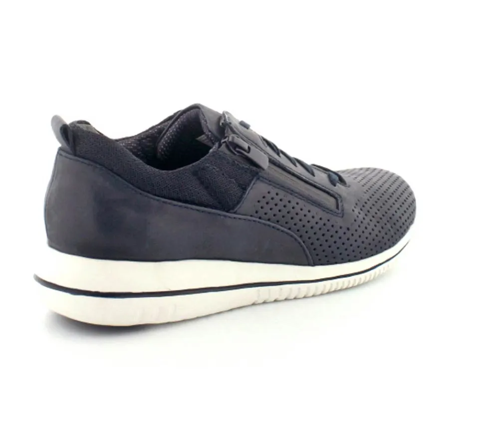 Leaf Lace Marine Blue