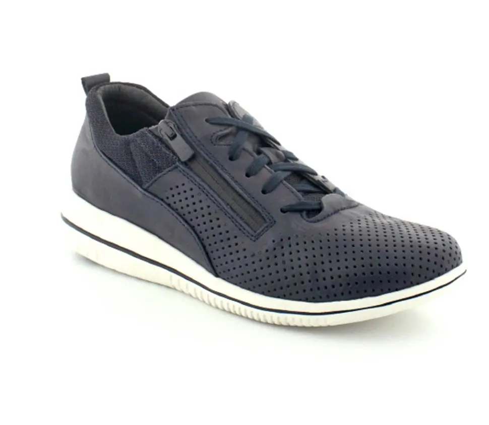 Leaf Lace Marine Blue