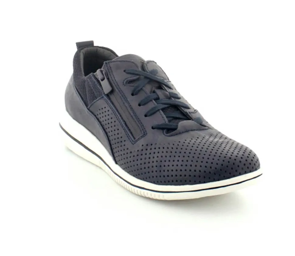 Leaf Lace Marine Blue