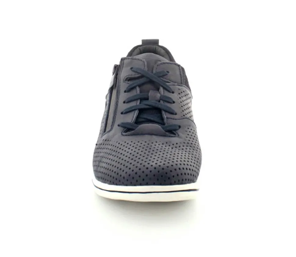 Leaf Lace Marine Blue