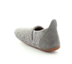 Sailor Grey Wool Hjemmesko