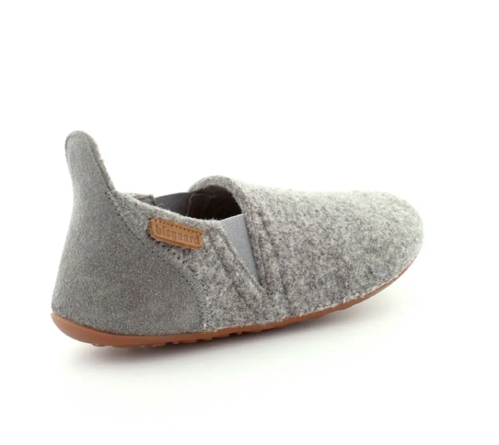 Sailor Grey Wool Hjemmesko
