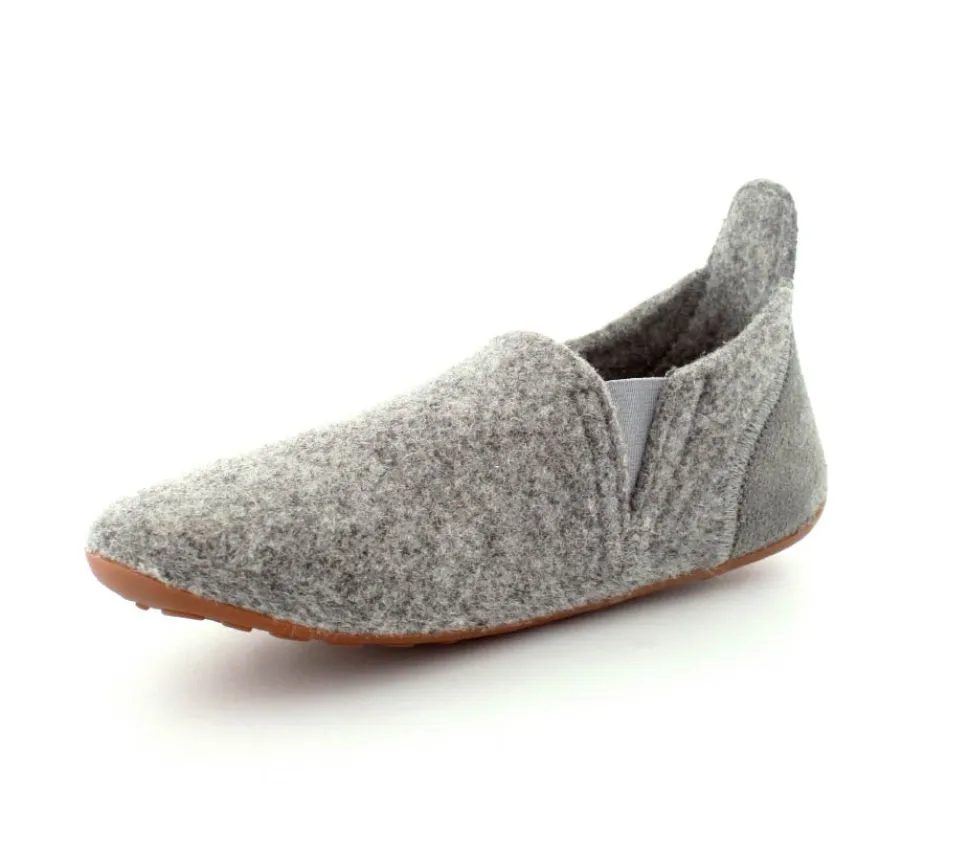 Sailor Grey Wool Hjemmesko