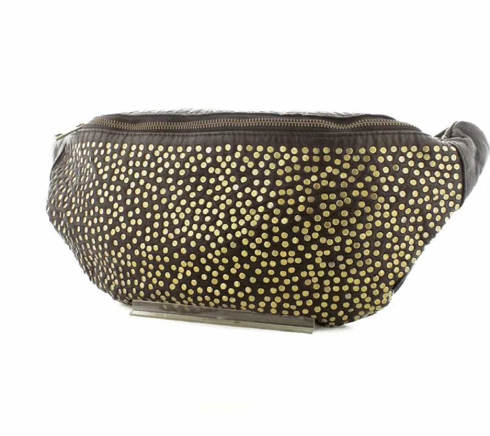 Skind Bumbag Guldnitter