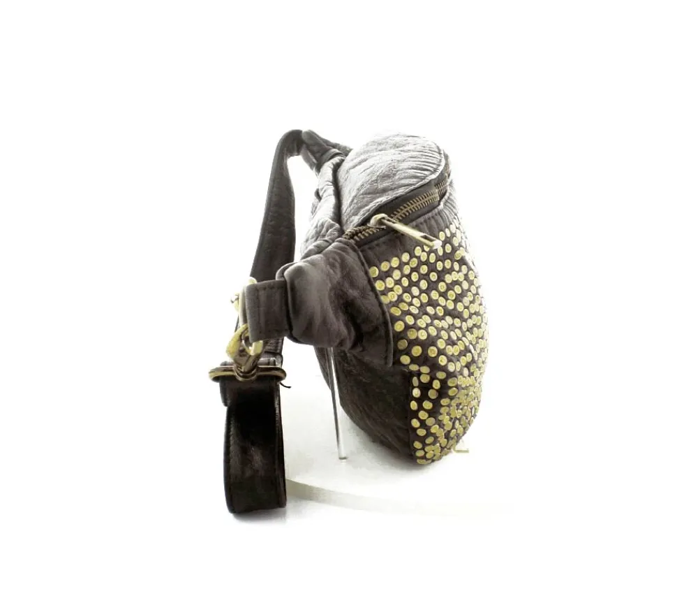 Skind Bumbag Guldnitter