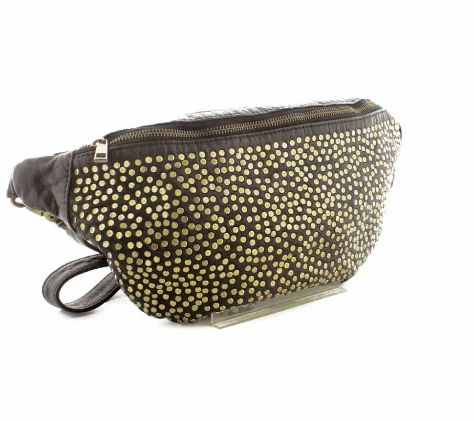 Skind Bumbag Guldnitter