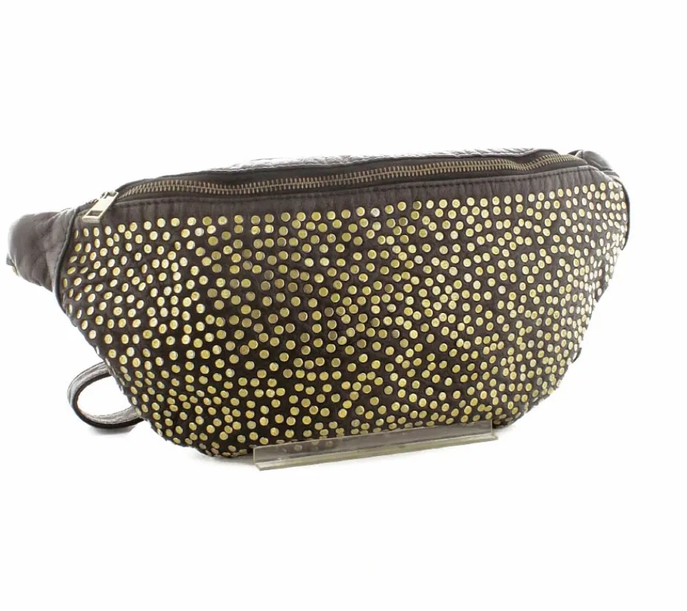 Skind Bumbag Guldnitter