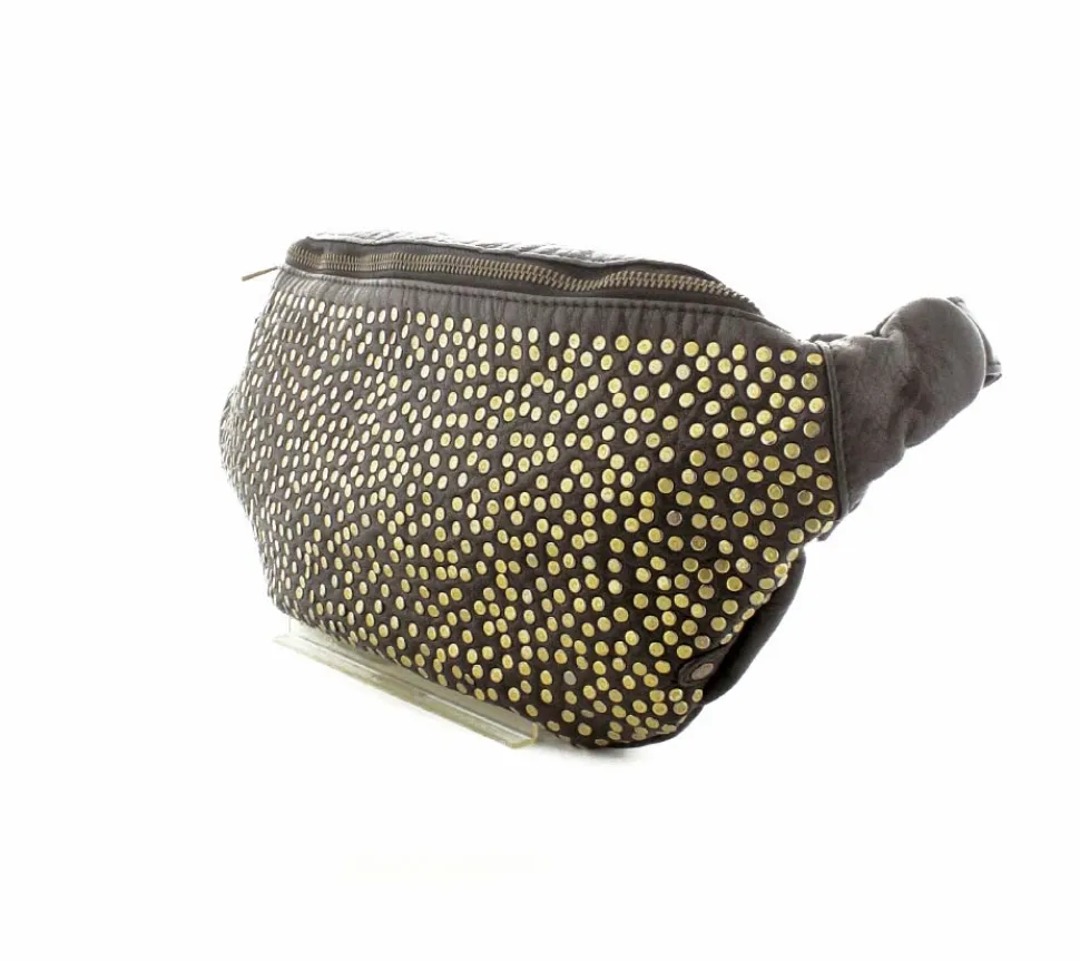 Skind Bumbag Guldnitter