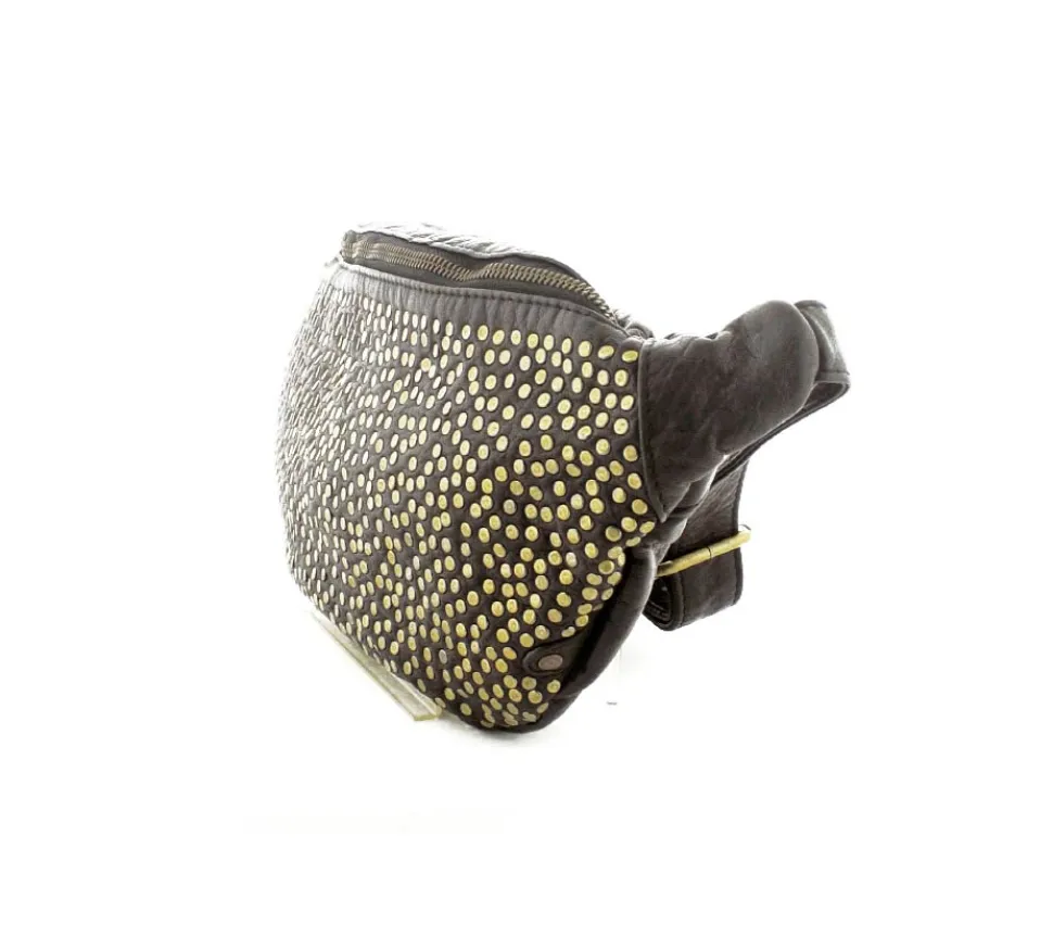 Skind Bumbag Guldnitter