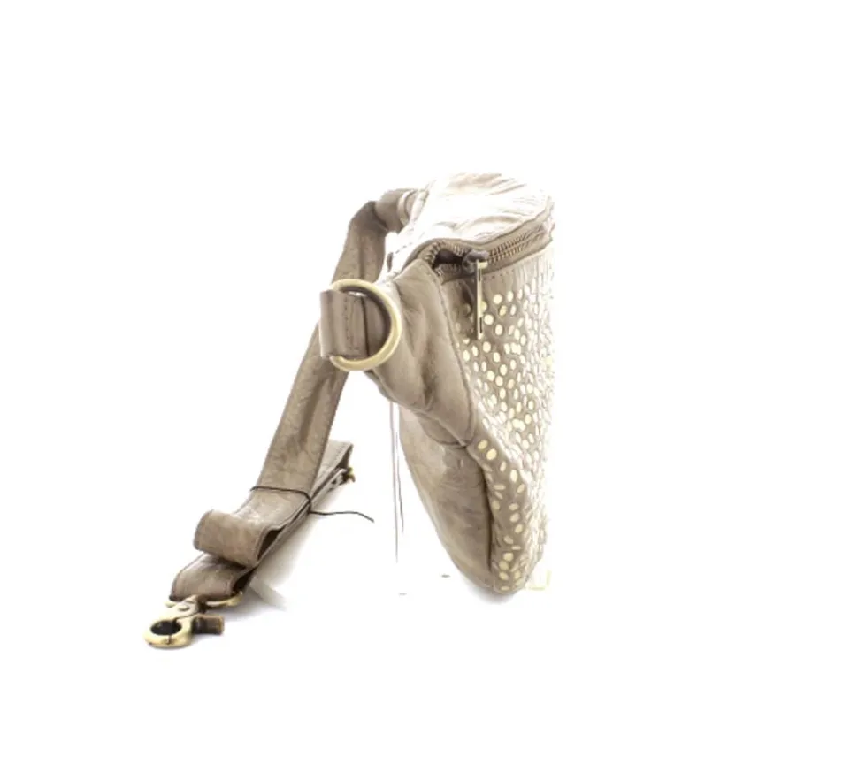 Skind Bumbag Med Nitter