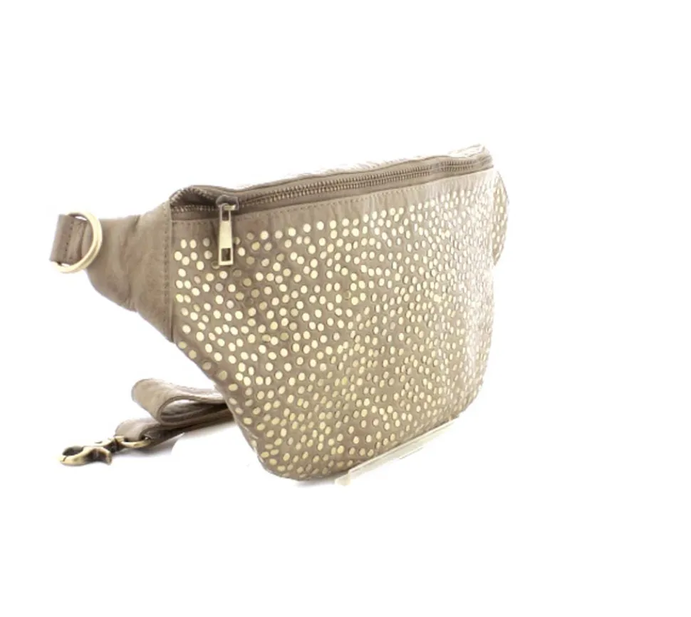 Skind Bumbag Med Nitter