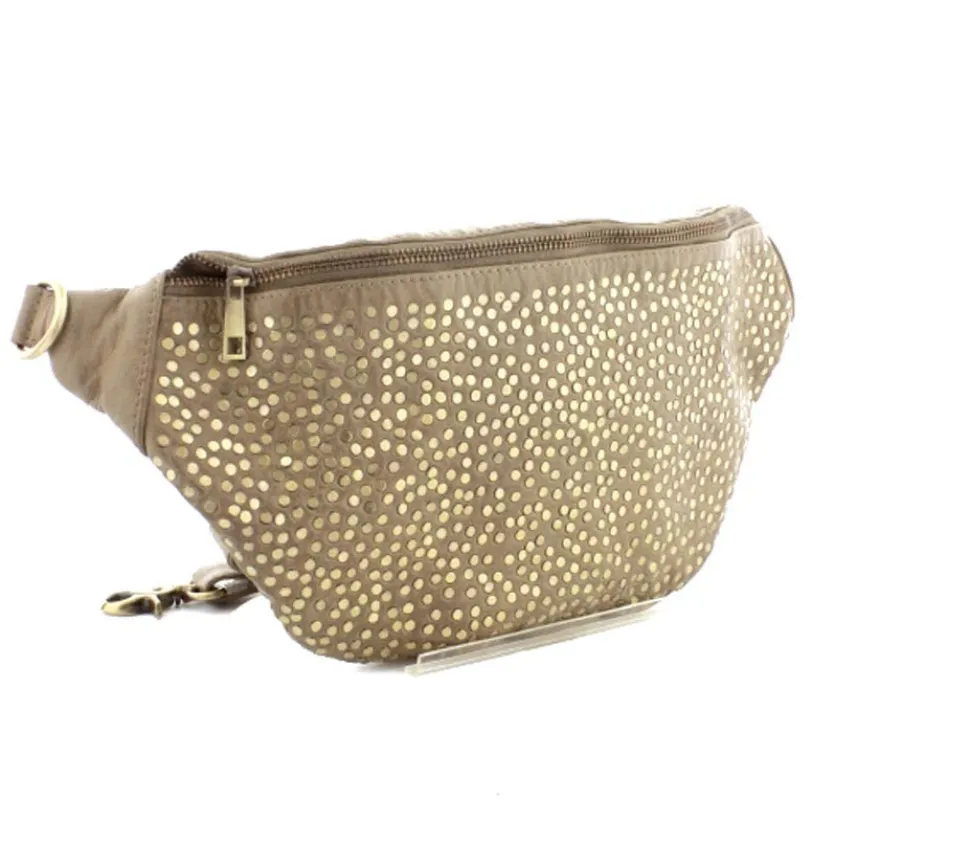 Skind Bumbag Med Nitter