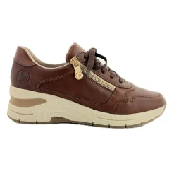 Skind Snøresko Amina