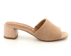Tan Suede Sandal