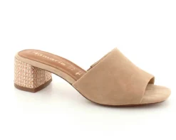 Tan Suede Sandal