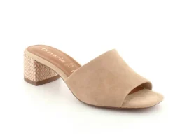 Tan Suede Sandal