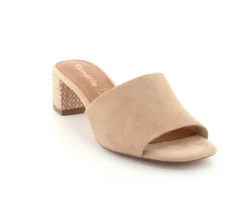 Tan Suede Sandal