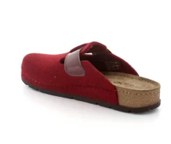 Weinrot Filz Slippers