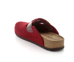 Weinrot Filz Slippers