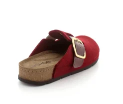 Weinrot Filz Slippers